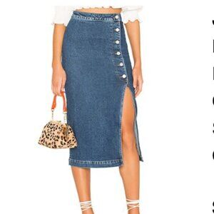 Jasmine Buttoned Maxi Skirt